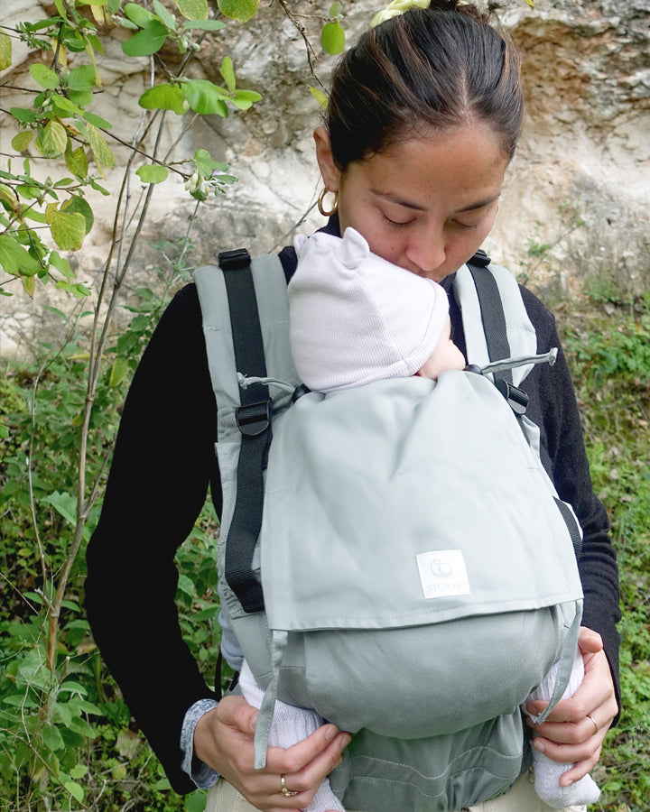 מנשא ילקוט פיזיולוגי מתכוונן Stokke Limas Flex | אפור מנטה image 3