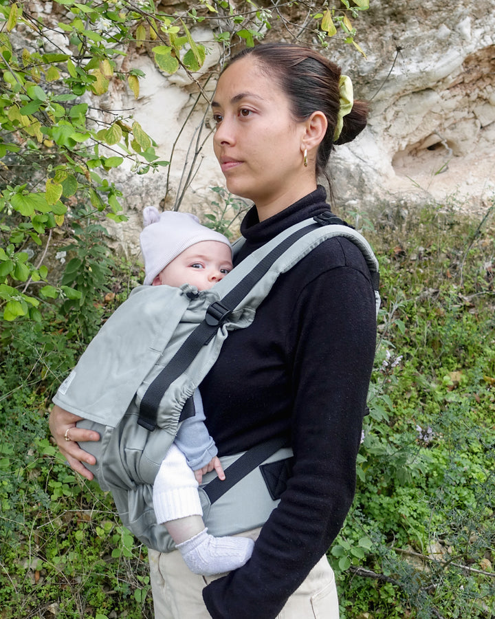 מנשא ילקוט פיזיולוגי מתכוונן Stokke Limas Flex | אפור מנטה image 2